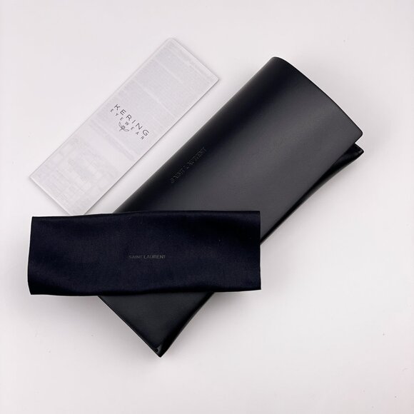 Saint Laurent SL474OPT 001 BRAND NEW Eyeglasses Black Square Unisex - Picture 12 of 12